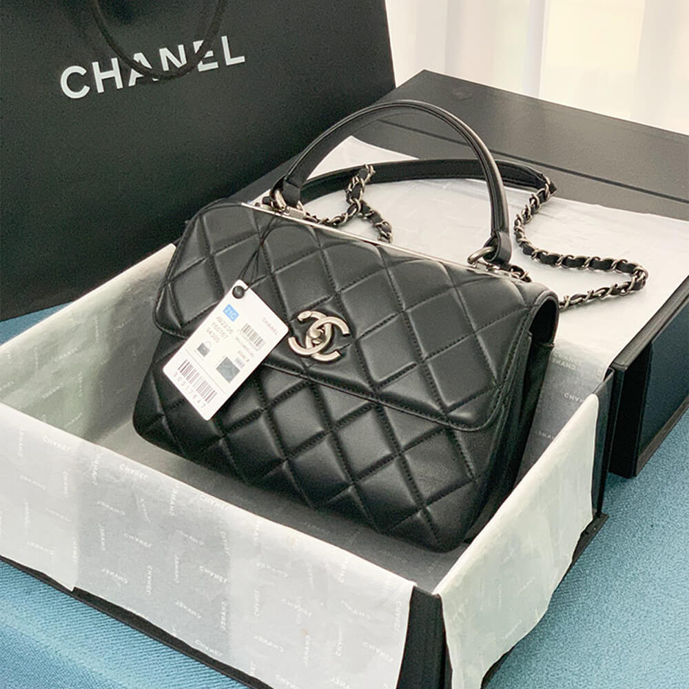 Chanel Flap Bag With Top Handle - Replica Luxury Bags™