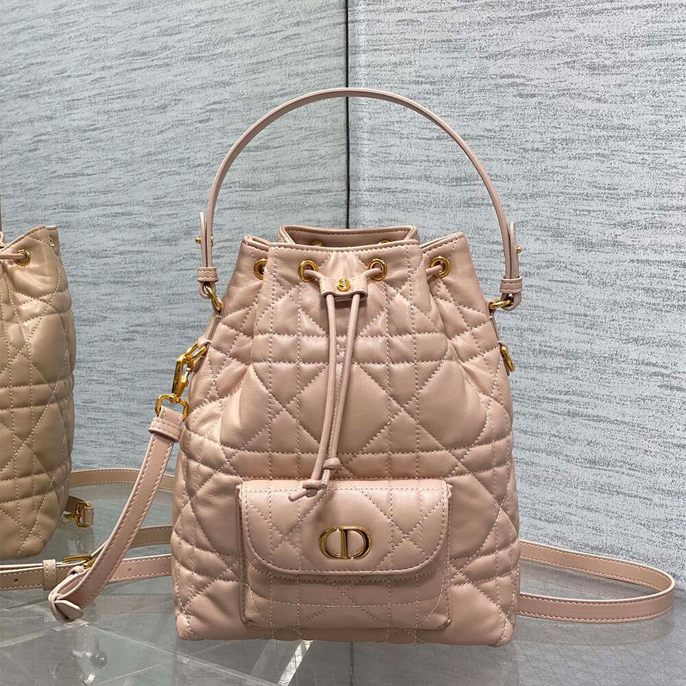 Small Dior Caro Bucket Bag - Replica Luxury Bags™