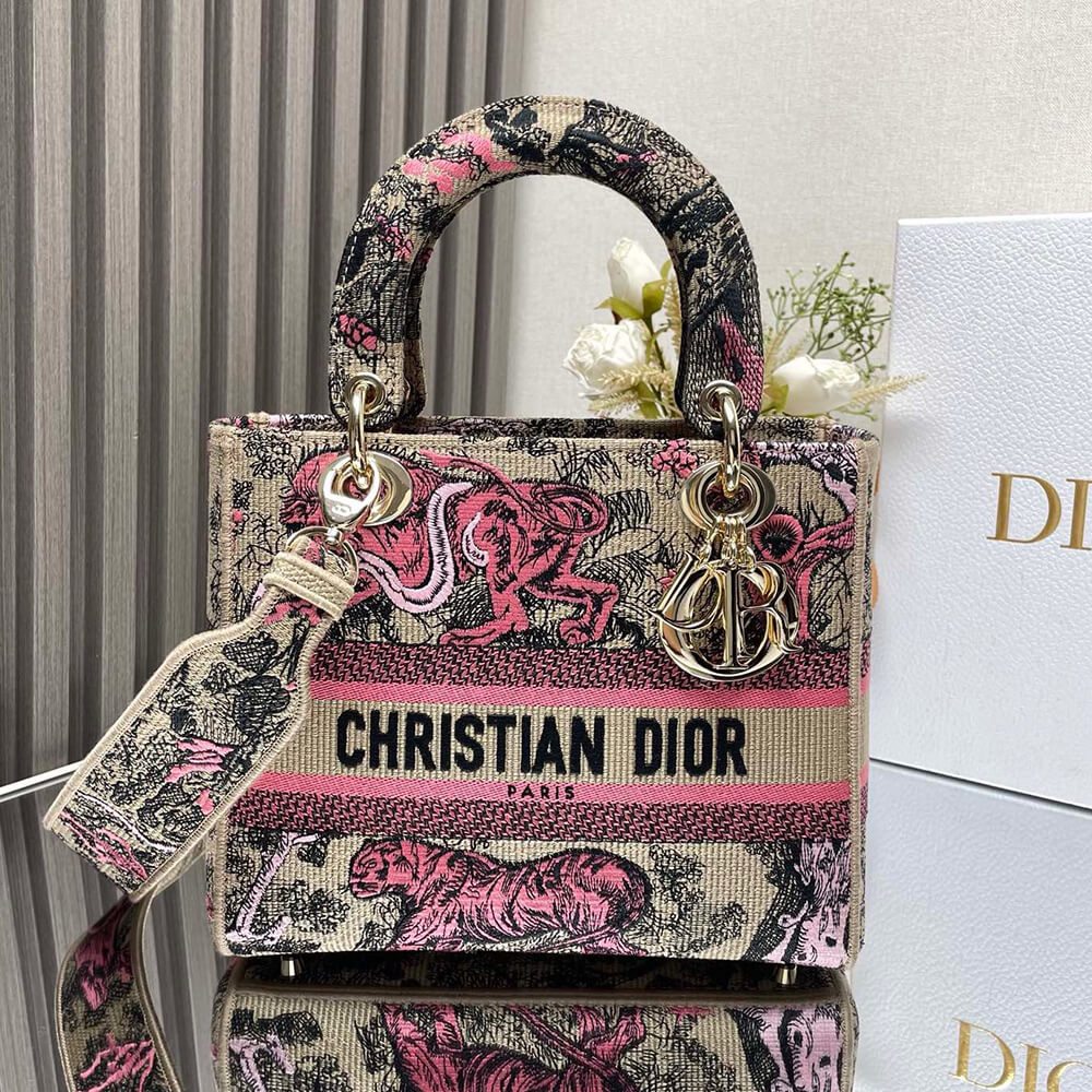 Dior Medium Dioriviera Lady D-Lite Bag - Replica Luxury Bags™