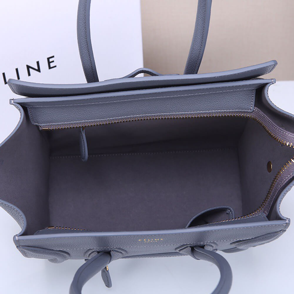 Celine Micro Luggage Handbag in Calfskin - Replica Luxury Bags™