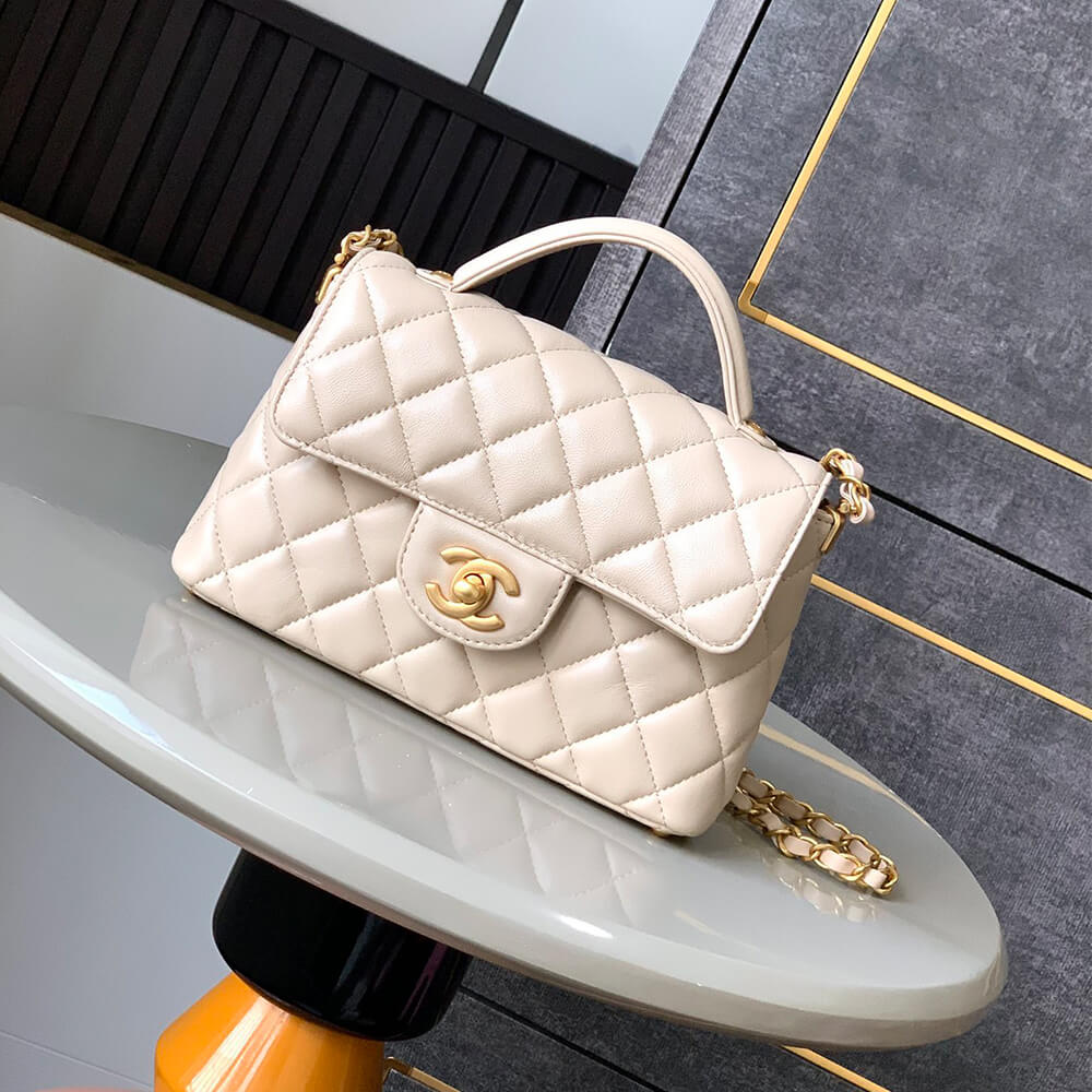 CHANEL Small Flap Bag with Top Handle - Replica Luxury Bags™