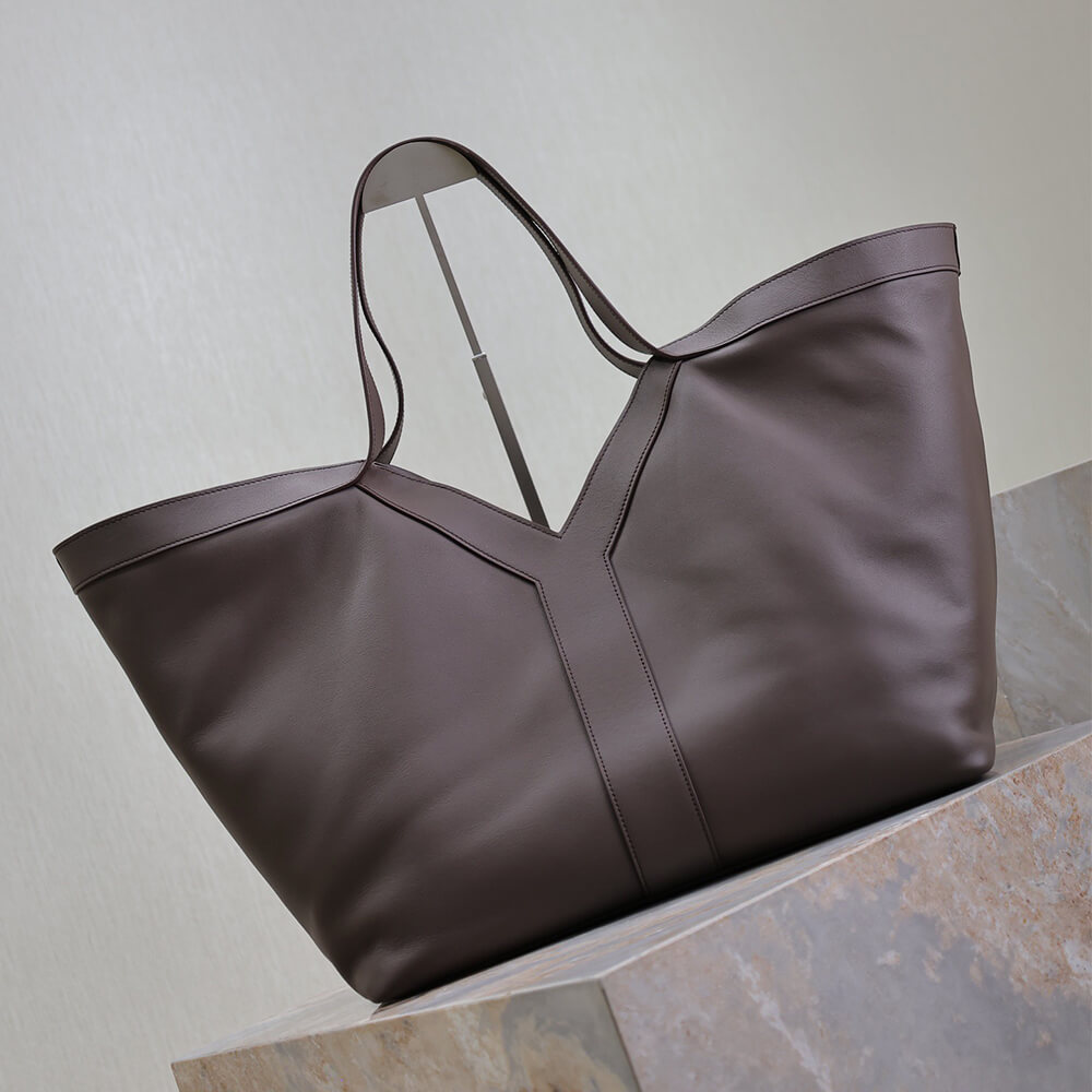 YSL Y Tote Bag in Leather - Replica Luxury Bags™