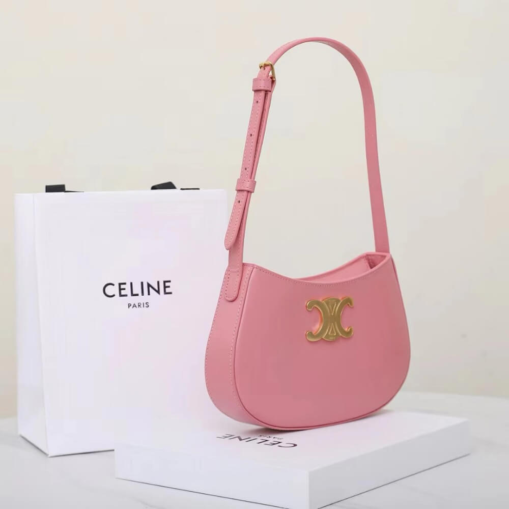 CELINE MEDIUM TILLY BAG in shiny calfskin - Replica Luxury Bags™