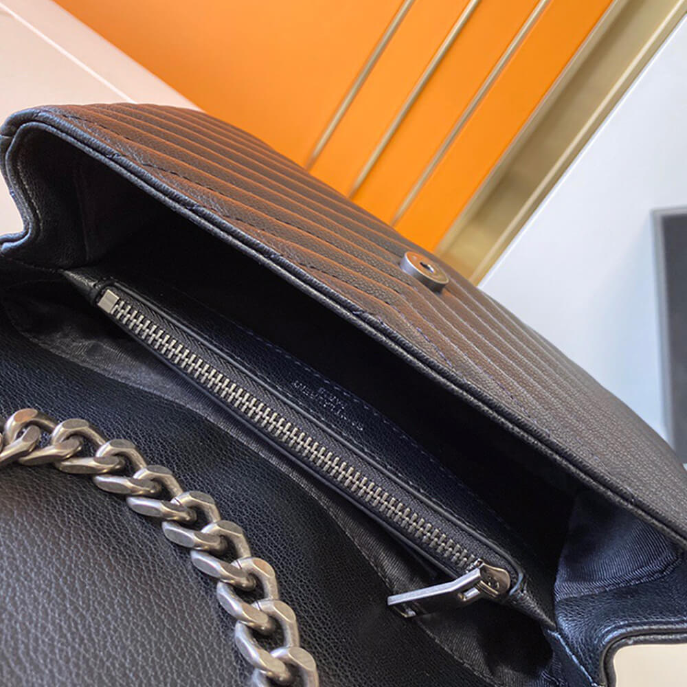 YSL Saint Laurent College Quilted Leather Satchel Bag - Replica Luxury Bags™