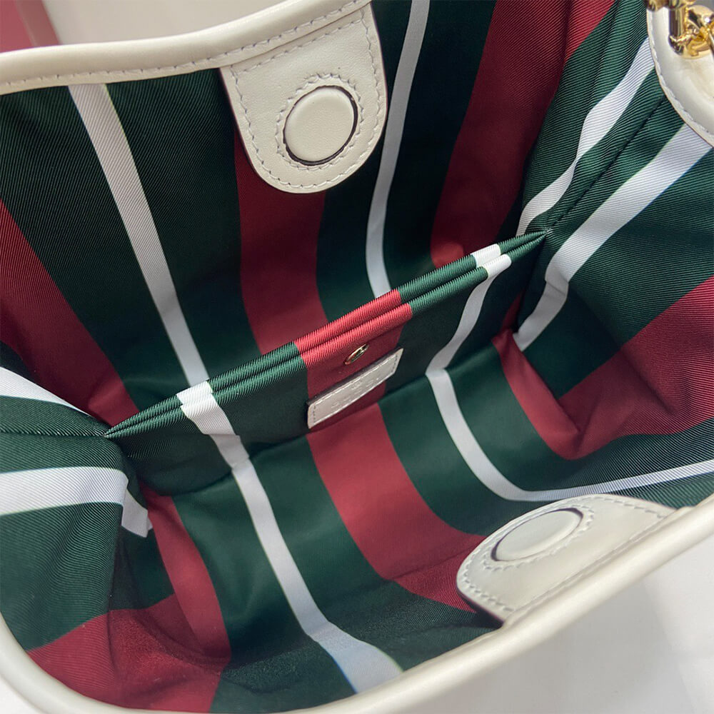 Gucci GG Emblem Mini Bucket Bag - Replica Luxury Bags™