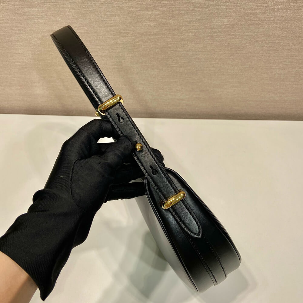 Prada Arqué Small Leather Shoulder Bag - Replica Luxury Bags™