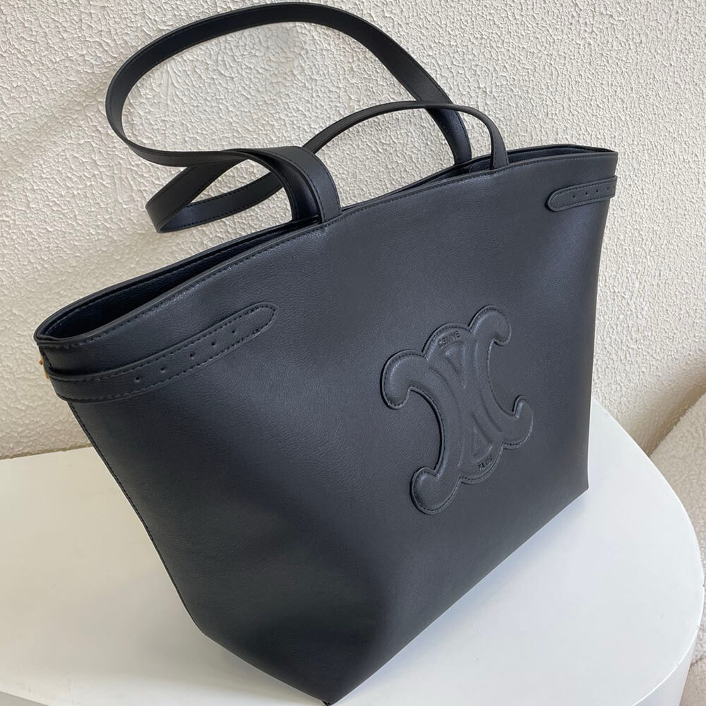 Celine Medium Cabas Anais Cuir Triomphe In Grained Calfskin Bag - Replica Luxury Bags™