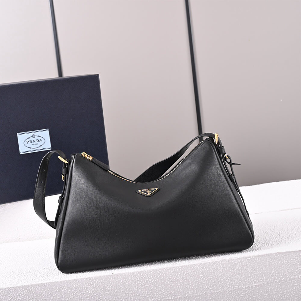 Prada Aimee Large Leather Shoulder Bag - Replica Luxury Bags™