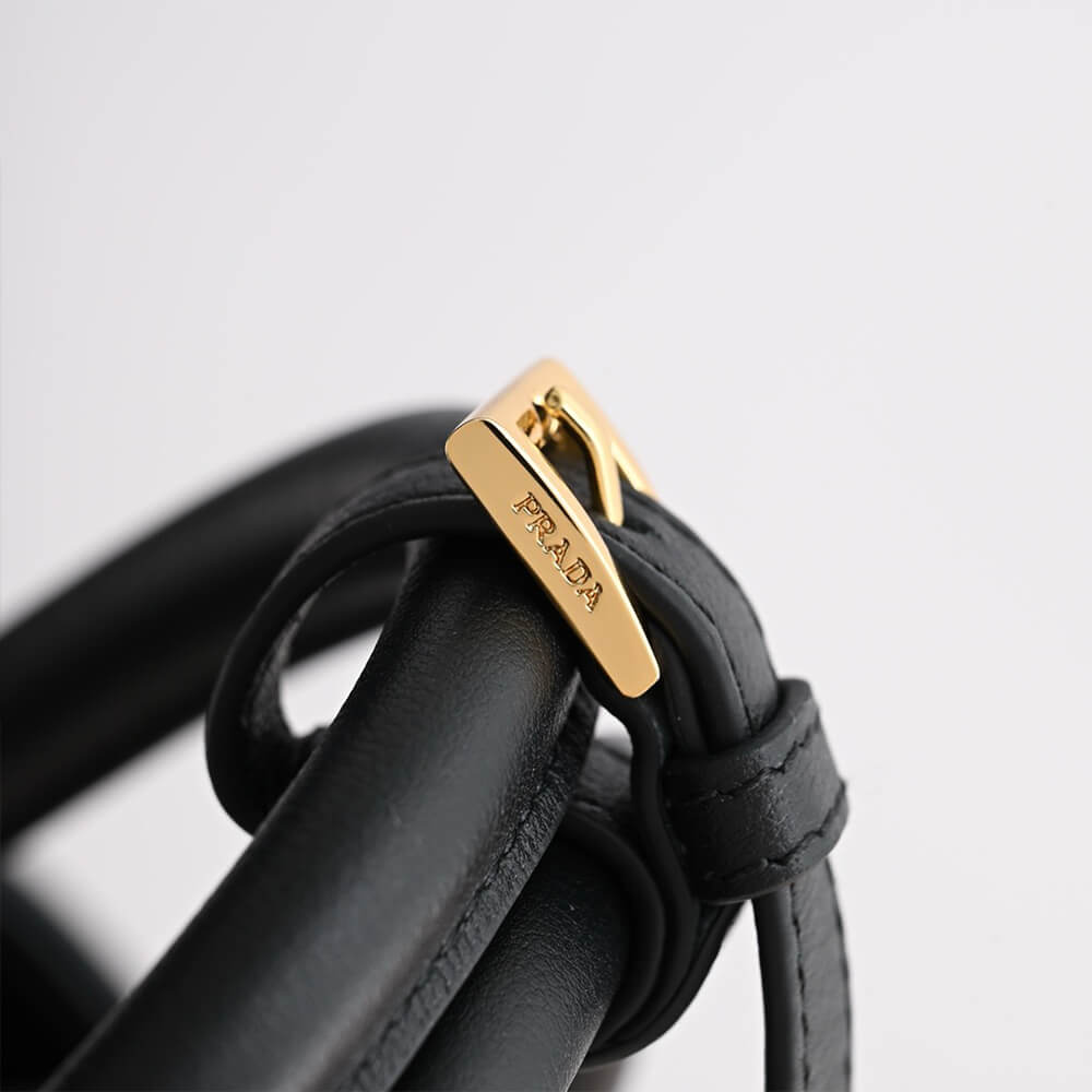 Prada Buckle Small Leather Handbag with Belt - Replica Luxury Bags™