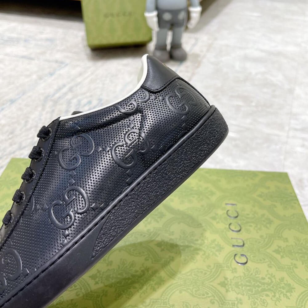 Gucci Men's Ace GG embossed sneaker Shoes - Replica Luxury Bags™