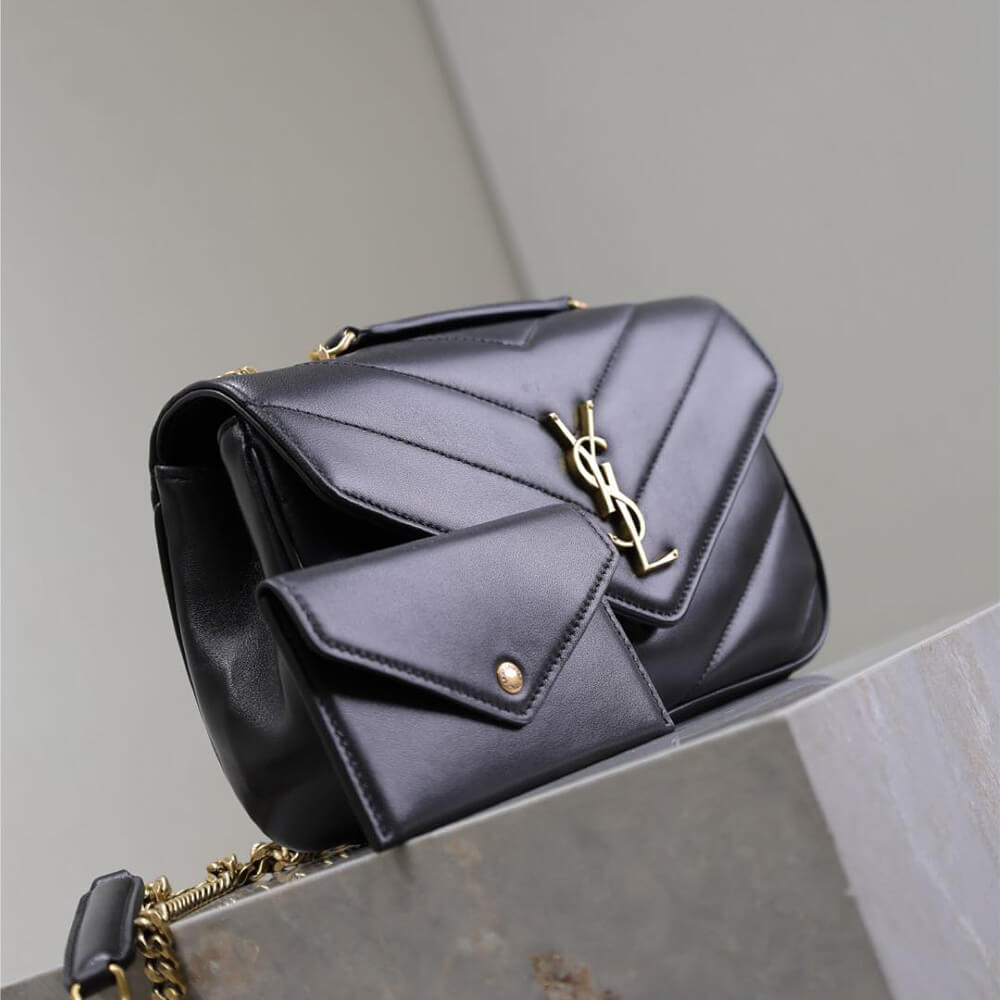 YSL Loulou Small Bag in Matelasse Lambskin - Replica Luxury Bags™