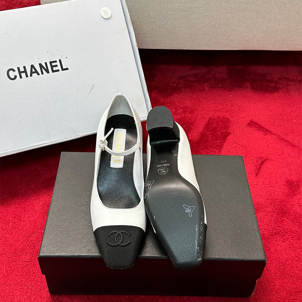 Chanel Mary Janes Heel Shoes - Replica Luxury Bags™
