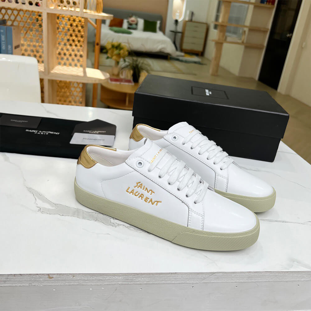 YSL Court Classic Sneaker Shoes - Replica Luxury Bags™