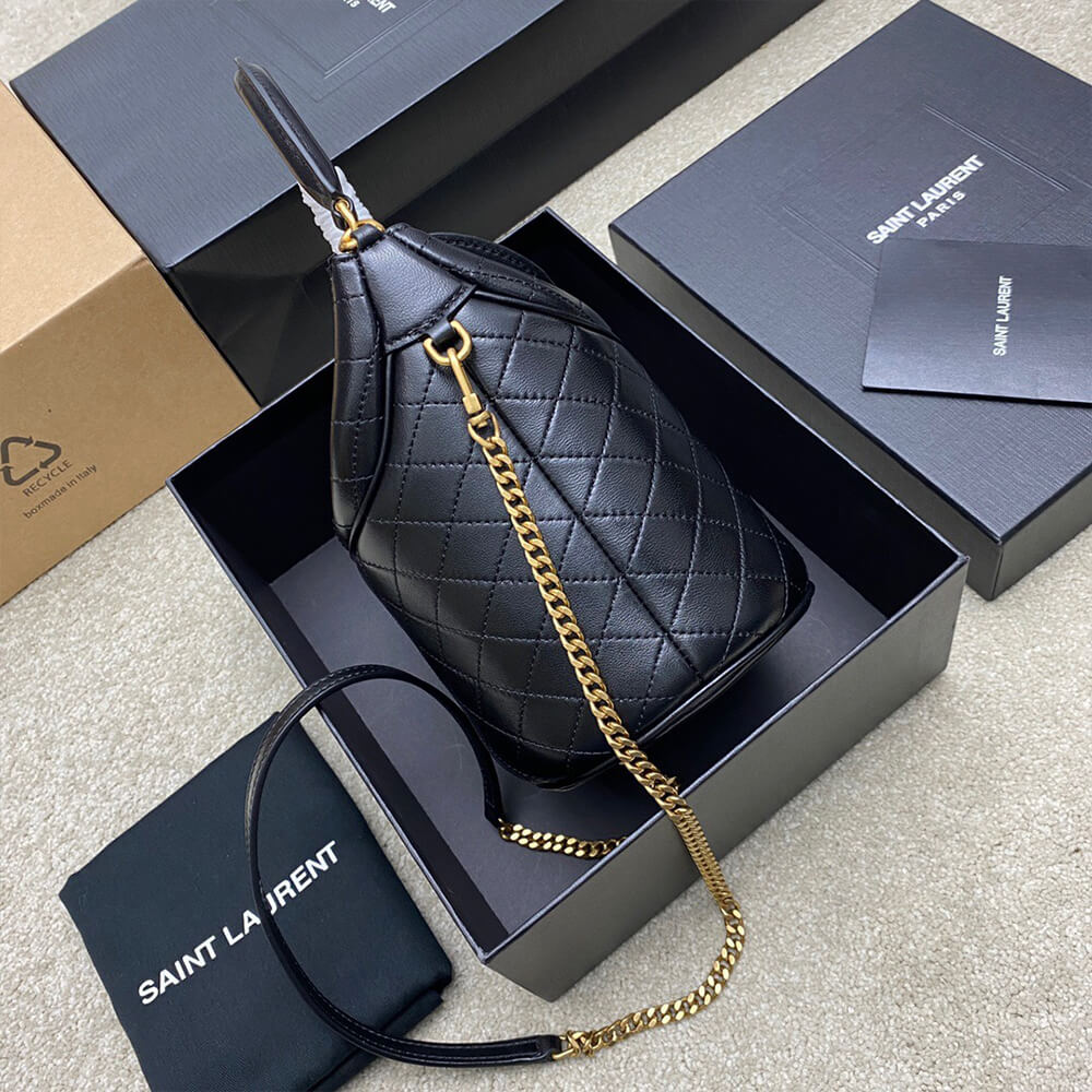 YSL Gaby Bucket Bag in Lambskin - Replica Luxury Bags™