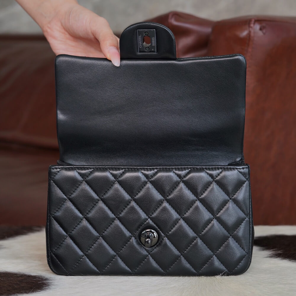 Chanel Mini Flap Bag with Top Handle - Replica Luxury Bags™