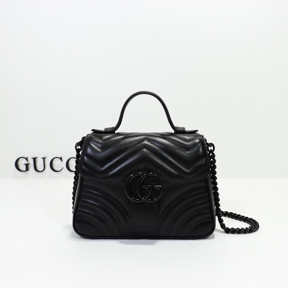 Gucci GG Marmont Mini Top Handle Bag - Replica Luxury Bags™