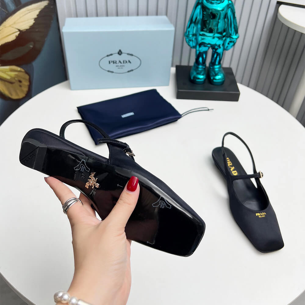 Prada Slingback Ballerinas Shoes - Replica Luxury Bags™