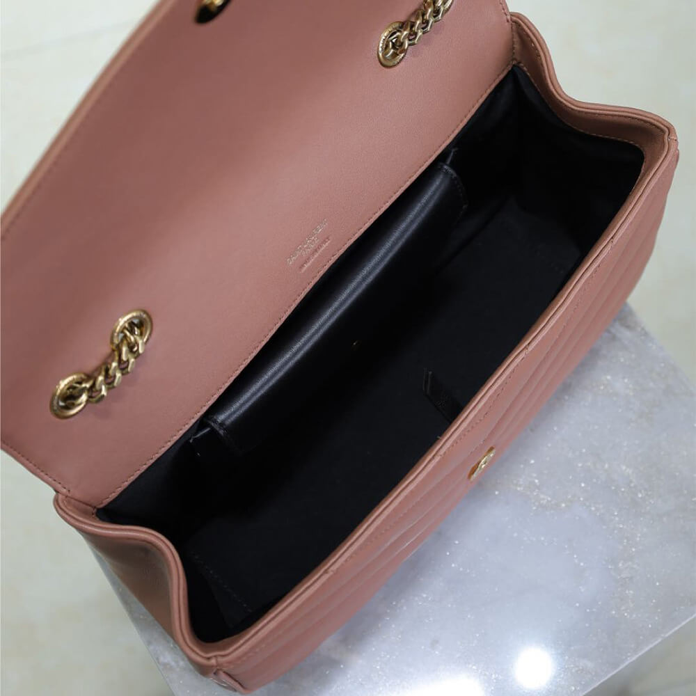 YSL Loulou Medium Bag in Matelasse Lambskin - Replica Luxury Bags™