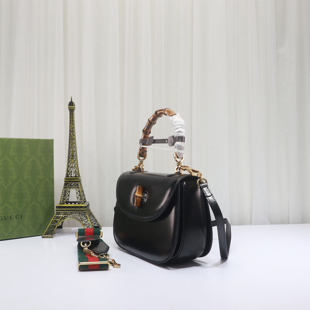 Gucci Bamboo 1947 medium top handle bag - Replica Luxury Bags™