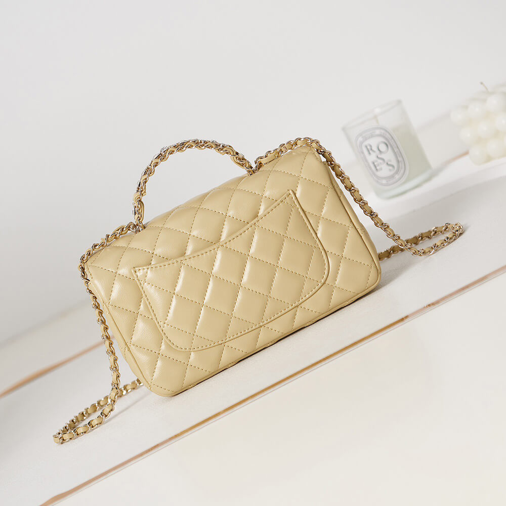 Chanel Mini Flap Bag With Top Handle - Replica Luxury Bags™