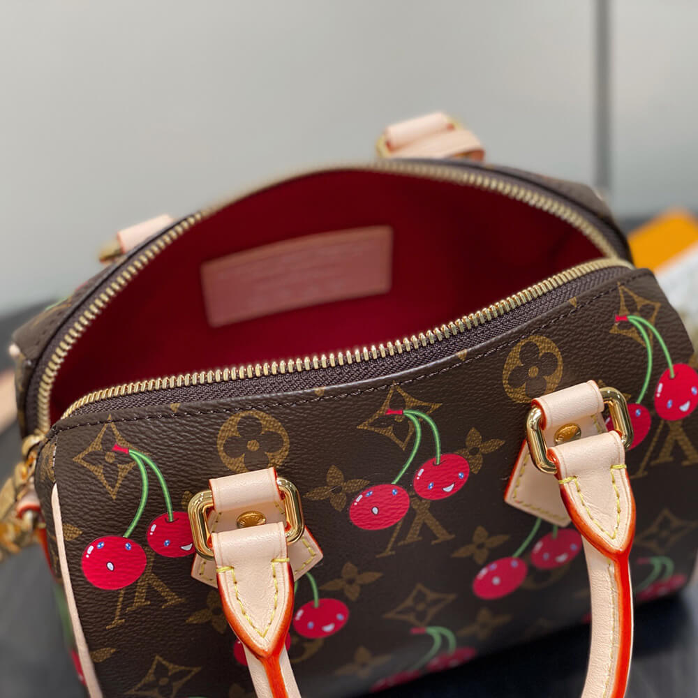 LV x TM Speedy Bandouliere 20 Cherry Bag - Replica Luxury Bags™