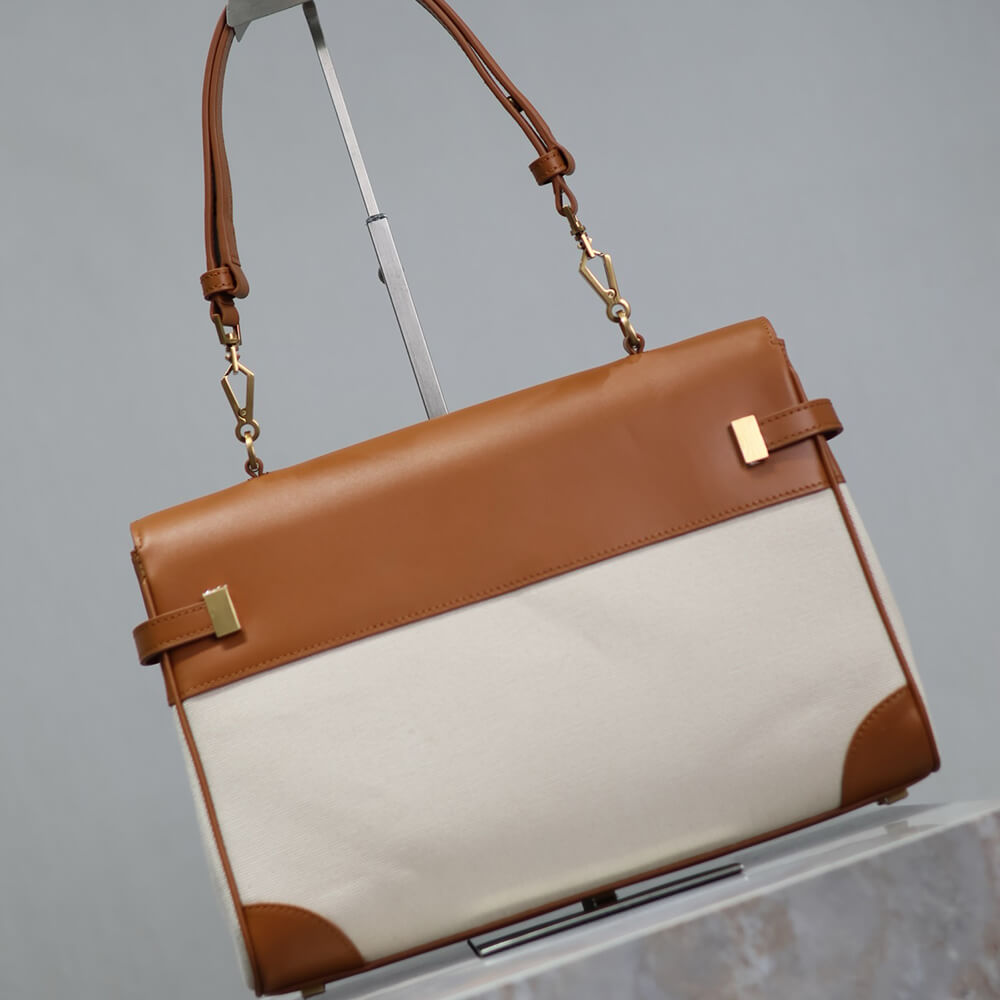 YSL Manhattan Top Handle In Box Bag - Replica Luxury Bags™