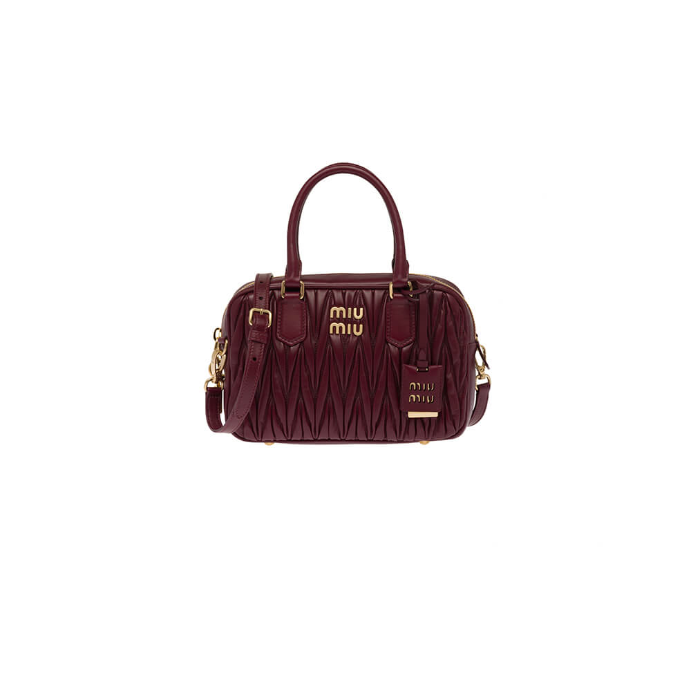 Miumiu Matelasse Nappa Leather Top Handle Bag - Replica Luxury Bags™