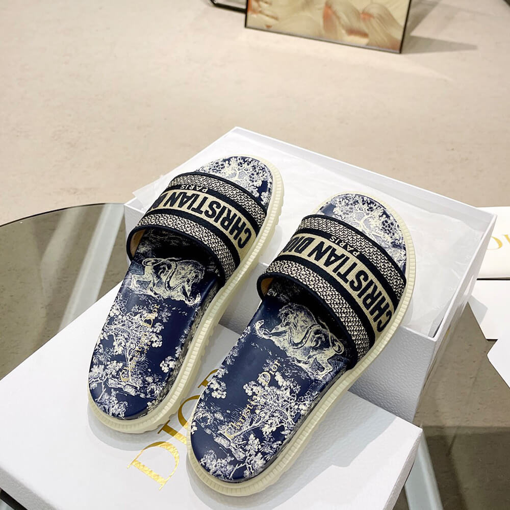 Dior Dway Slide Shoes - Replica Luxury Bags™