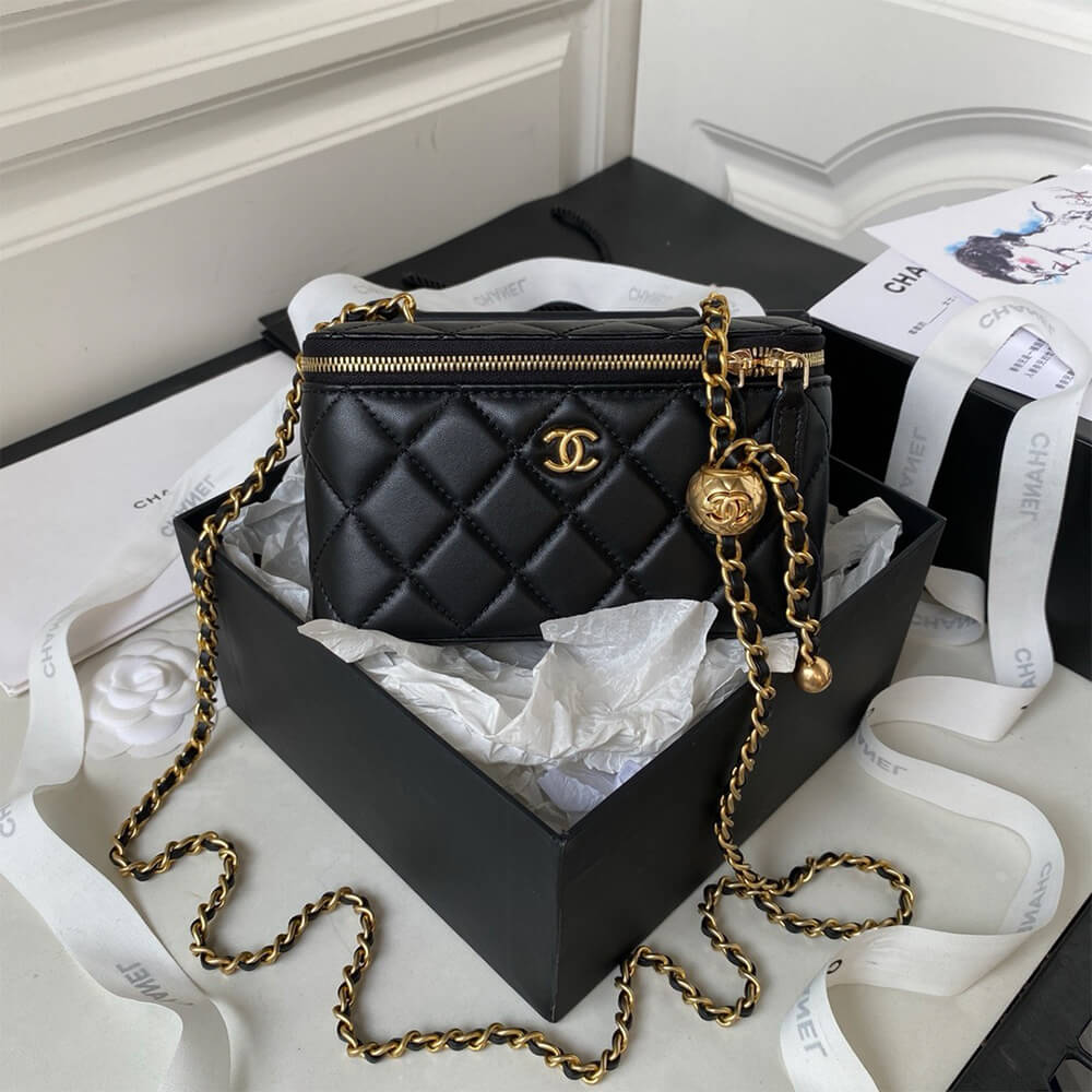 Chanel Vanity Bag with Chain - Replica Luxury Bags™