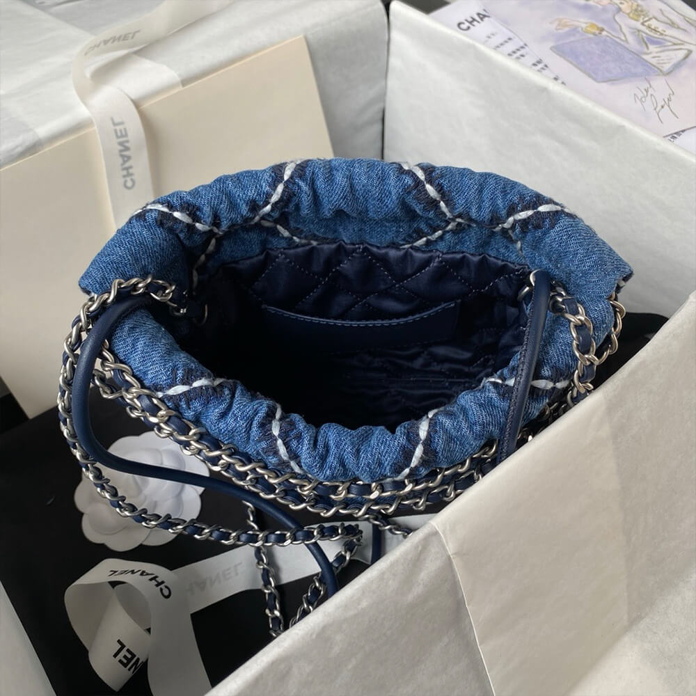 Chanel 22 Mini Handbag Denim Bag - Replica Luxury Bags™
