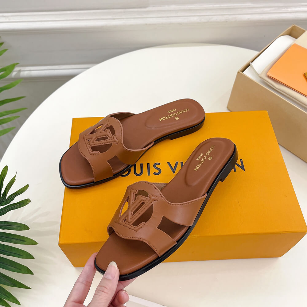 LV Isola Flat Mule Shoes - Replica Luxury Bags™