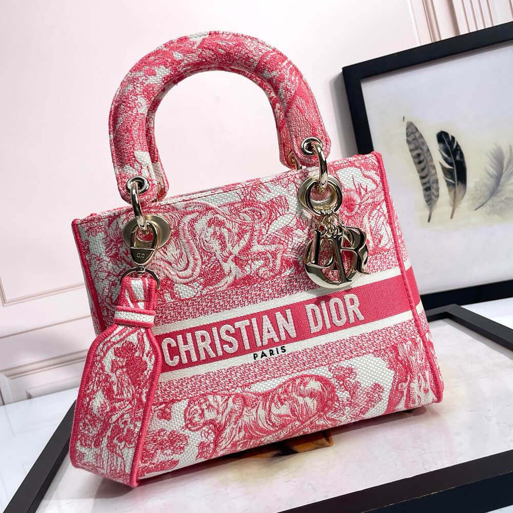 Dior Medium Dioriviera Lady D-Lite Bag - Replica Luxury Bags™
