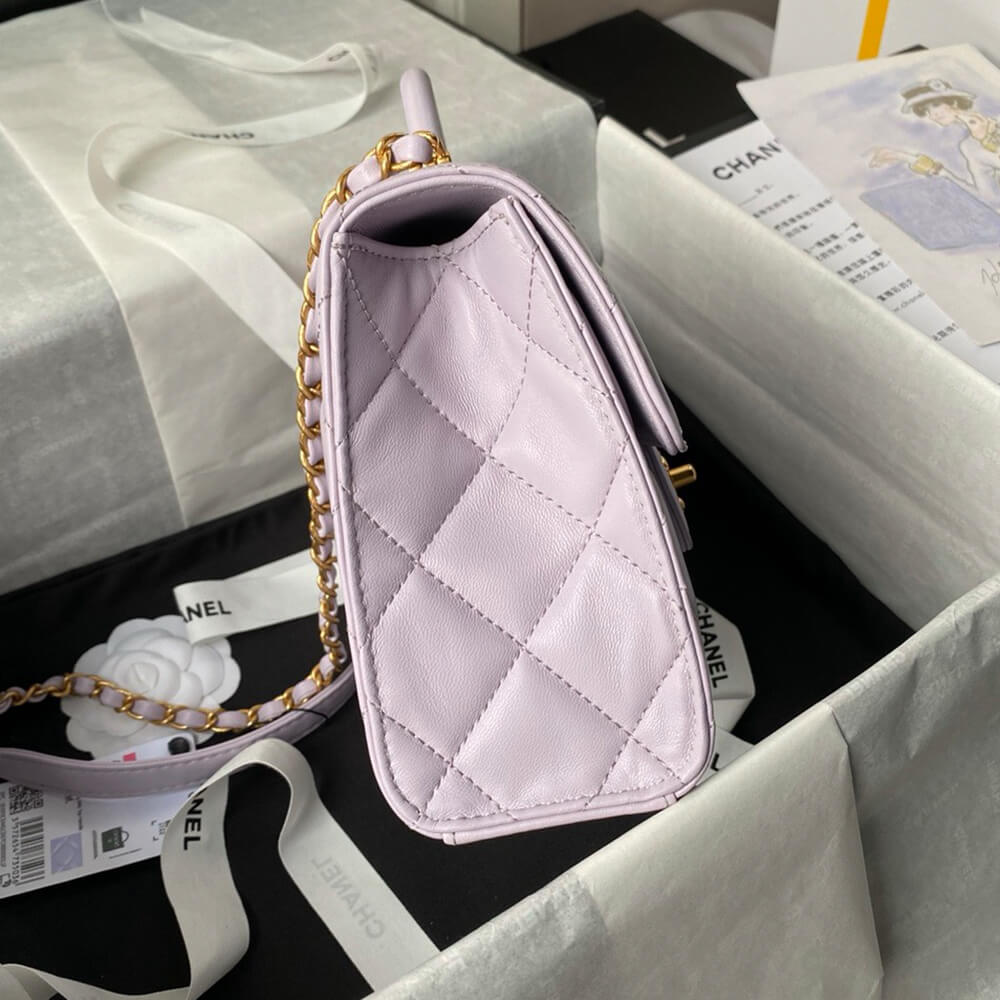 Chanel Small Flap Bag With Top Handle - Replica Luxury Bags™