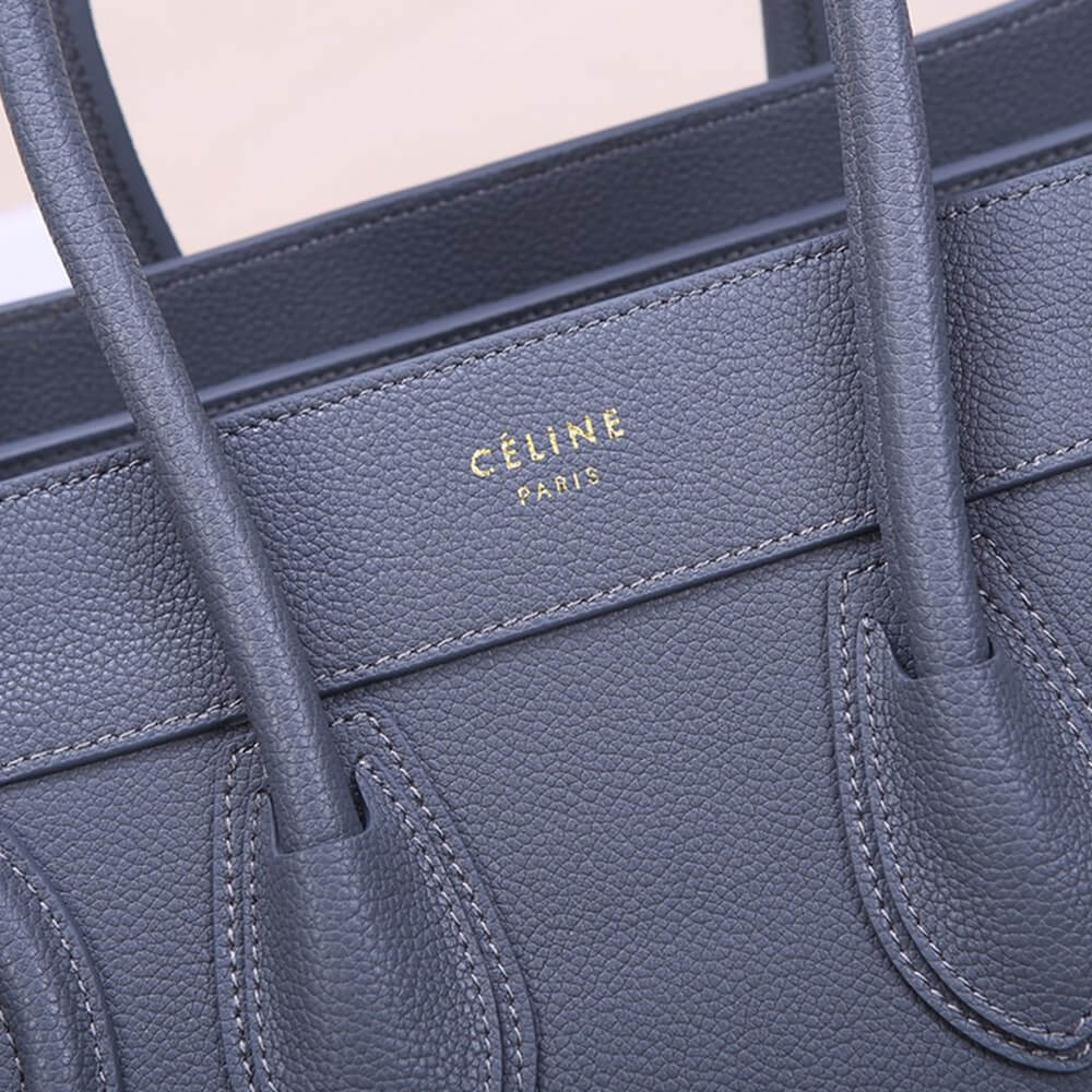 Celine Micro Luggage Handbag in Calfskin - Replica Luxury Bags™