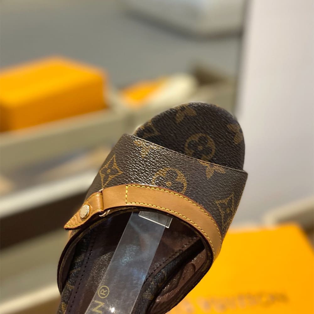 LV Helios Wedge Sandal Shoes - Replica Luxury Bags™