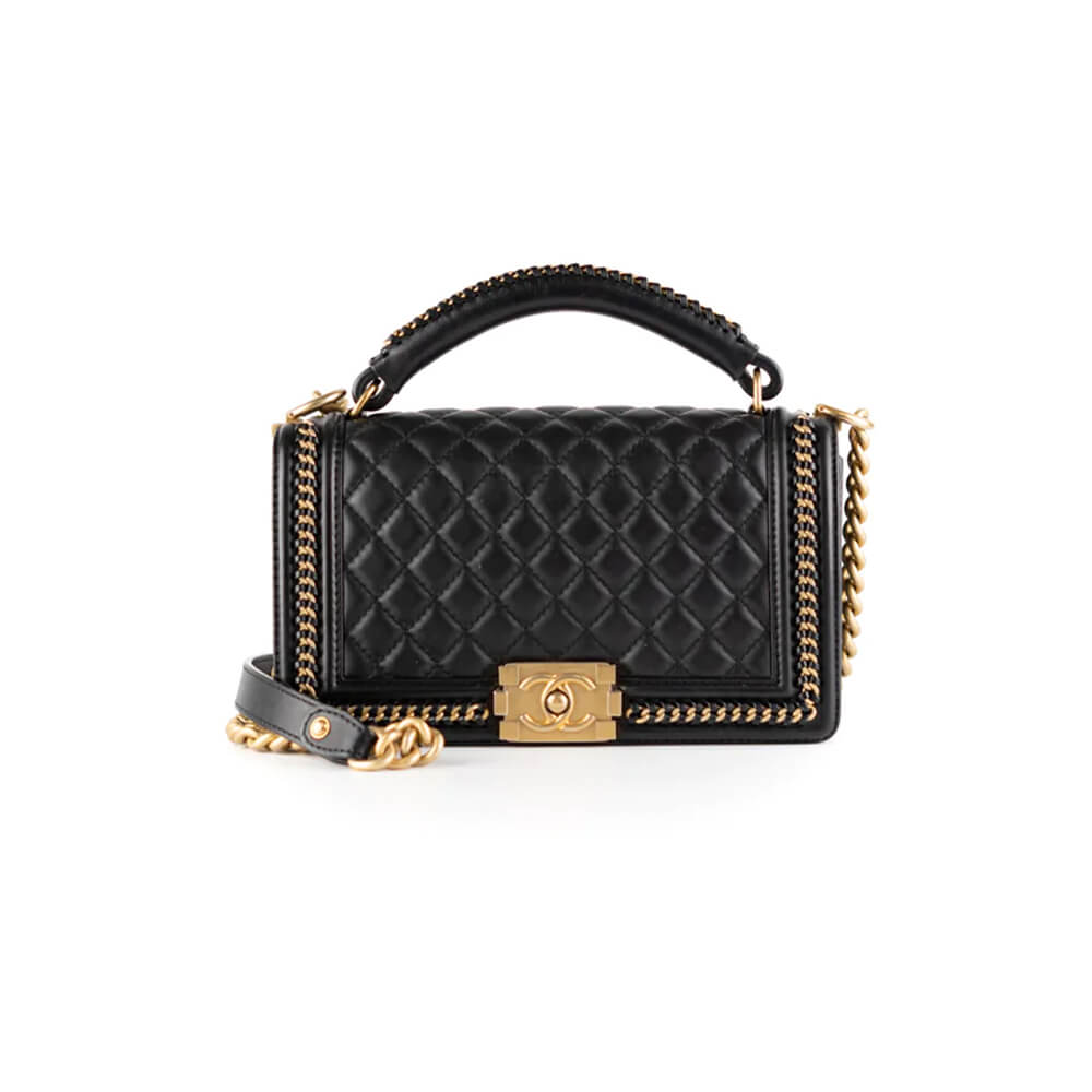 Chanel Top Handle Boy Handbag - Replica Luxury Bags™