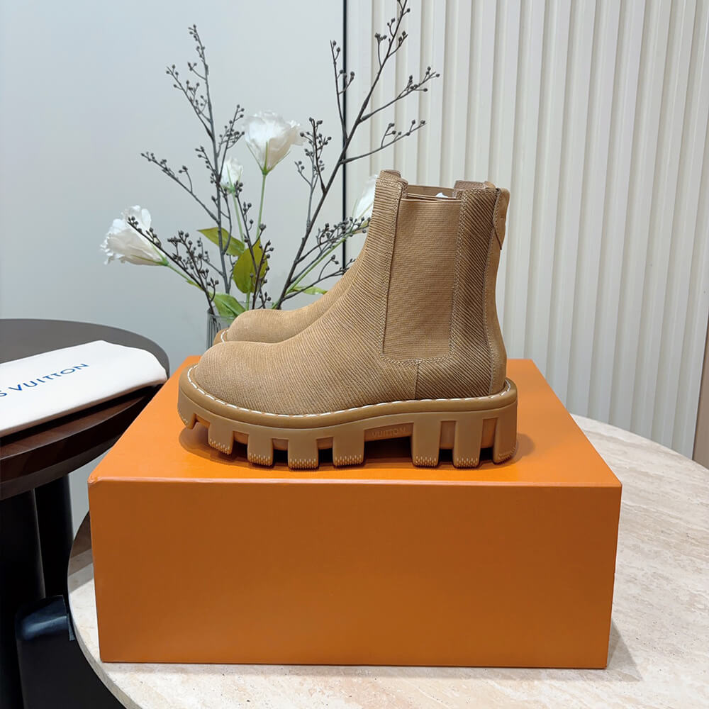 LV Checker Chelsea Boot Shoes - Replica Luxury Bags™
