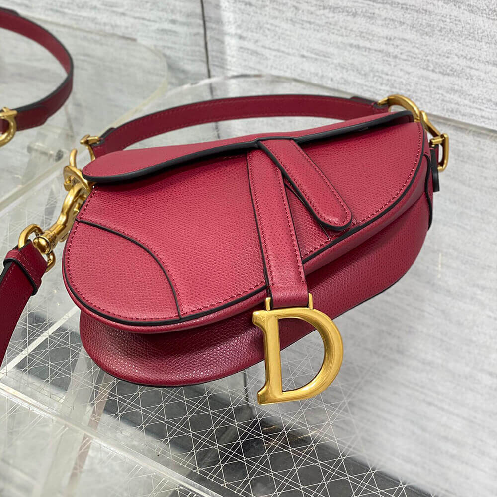 Dior Mini Saddle Bag with Strap - Replica Luxury Bags™