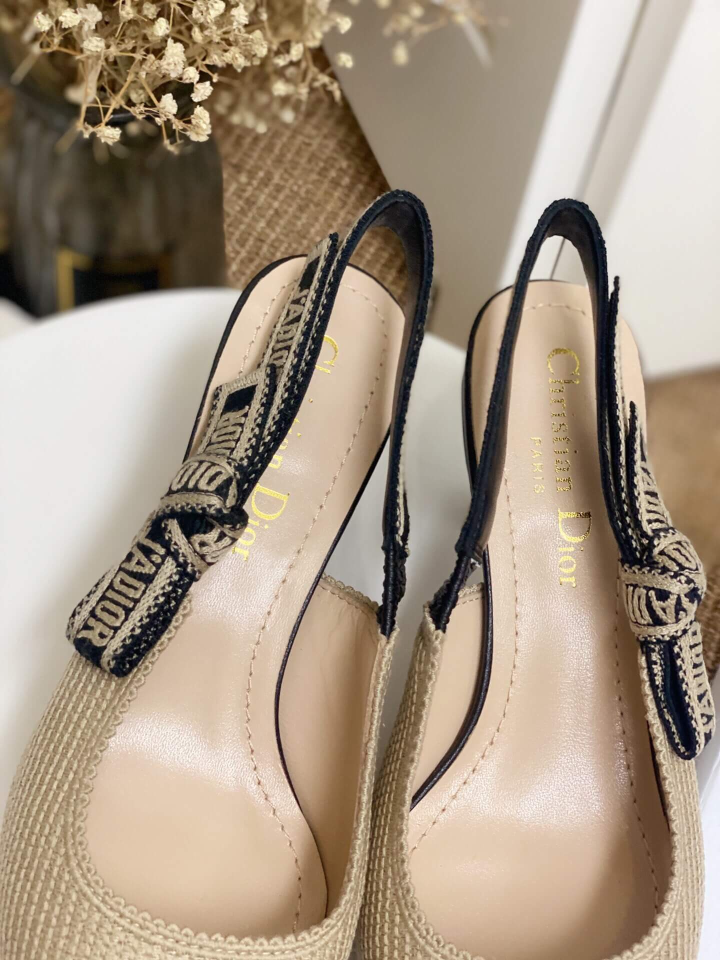 J Adior Slingback Pump Shoes - Replica Luxury Bags™