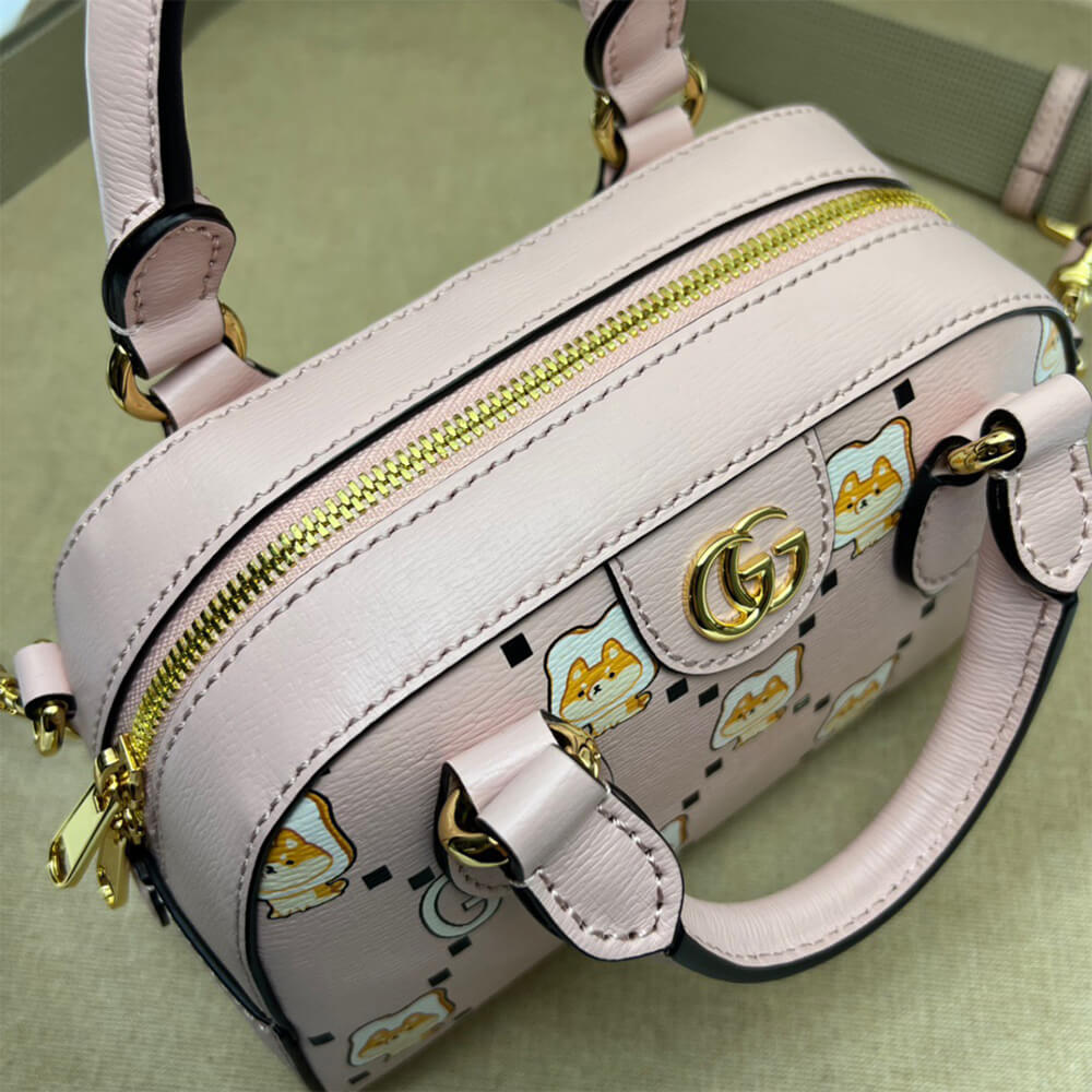 Gucci Ophidia GG Animal Print Mini Bag - Replica Luxury Bags™