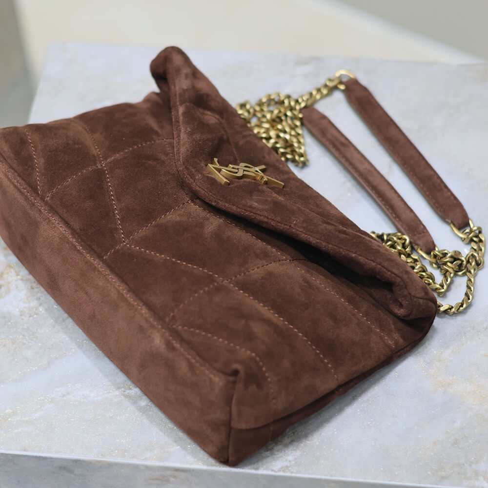 YSL Toy Puffer Bag in Suede - Replica Luxury Bags™