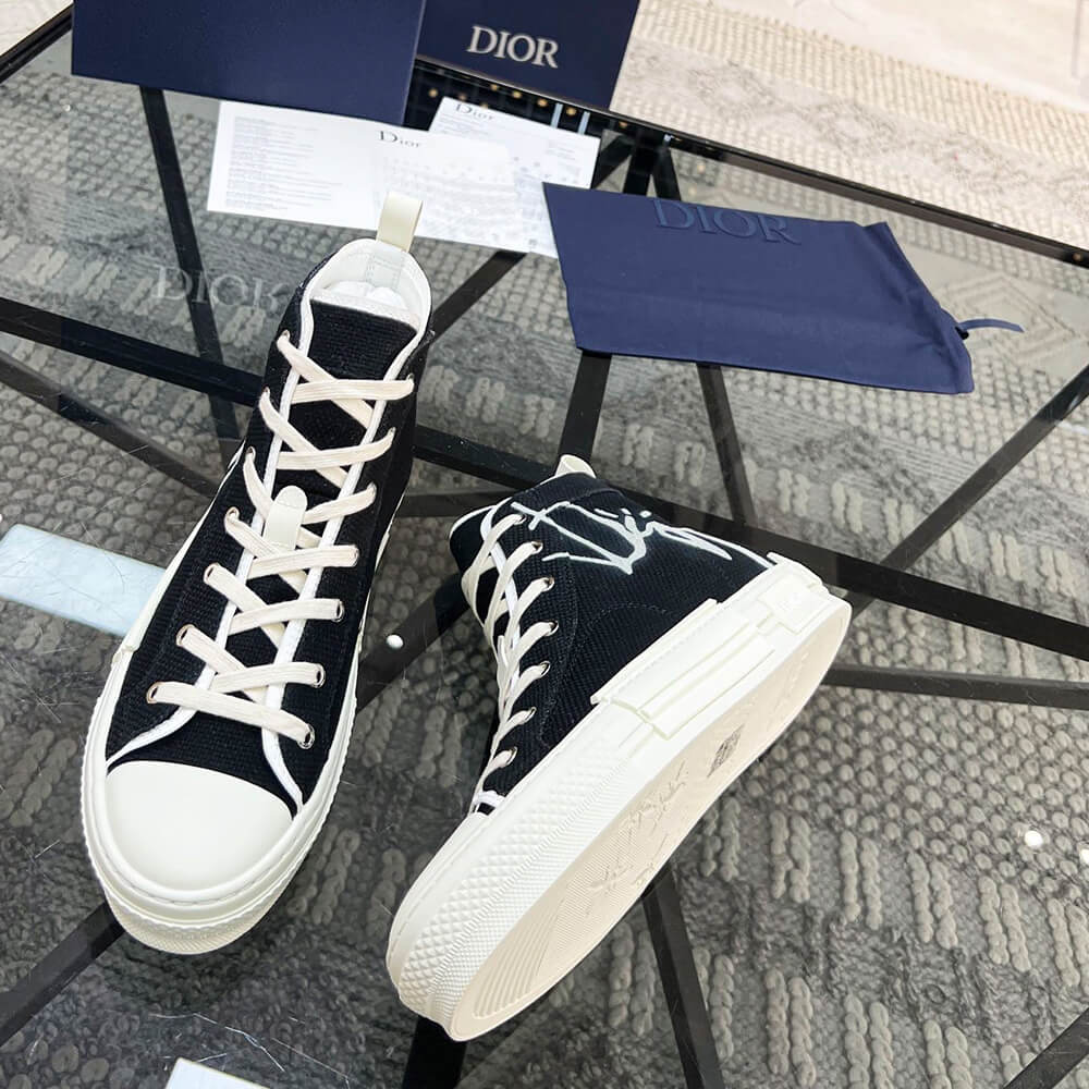 B23 CACTUS JACK DIOR HIGH-TOP SNEAKER Shoes - Replica Luxury Bags™