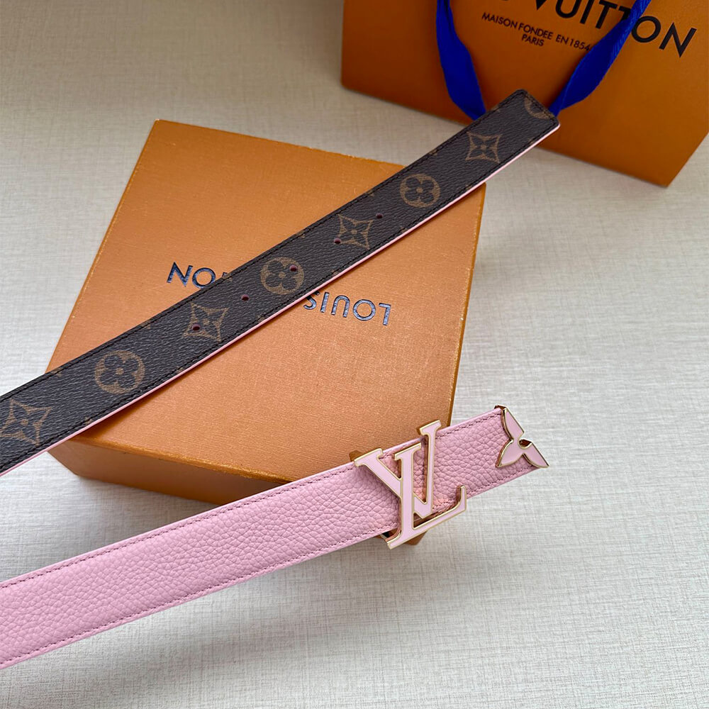 Pretty LV Enamel 30mm Reversible Belt - Replica Luxury Bags™
