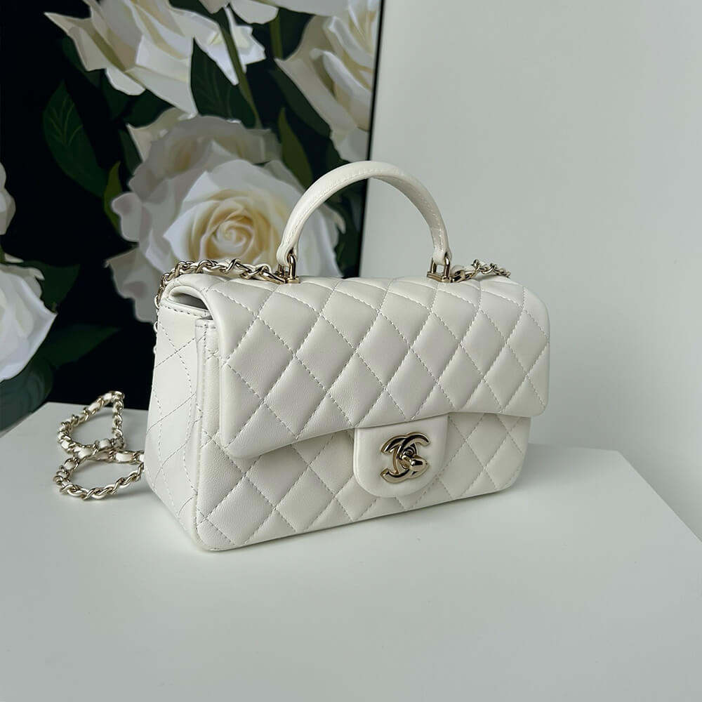 Chanel Mini Classic Handbag With Top Handle - Replica Luxury Bags™