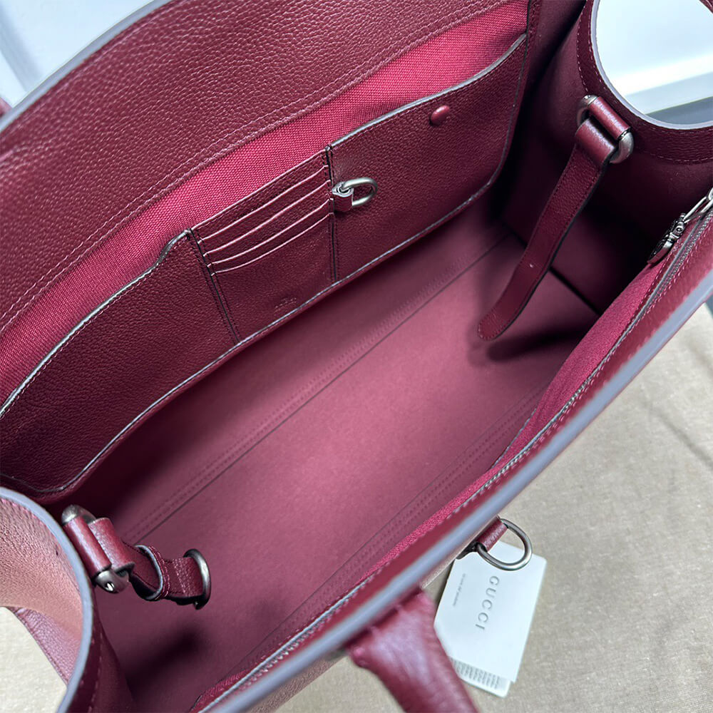 Gucci Large Tote Bag with Hook Closure - Replica Luxury Bags™