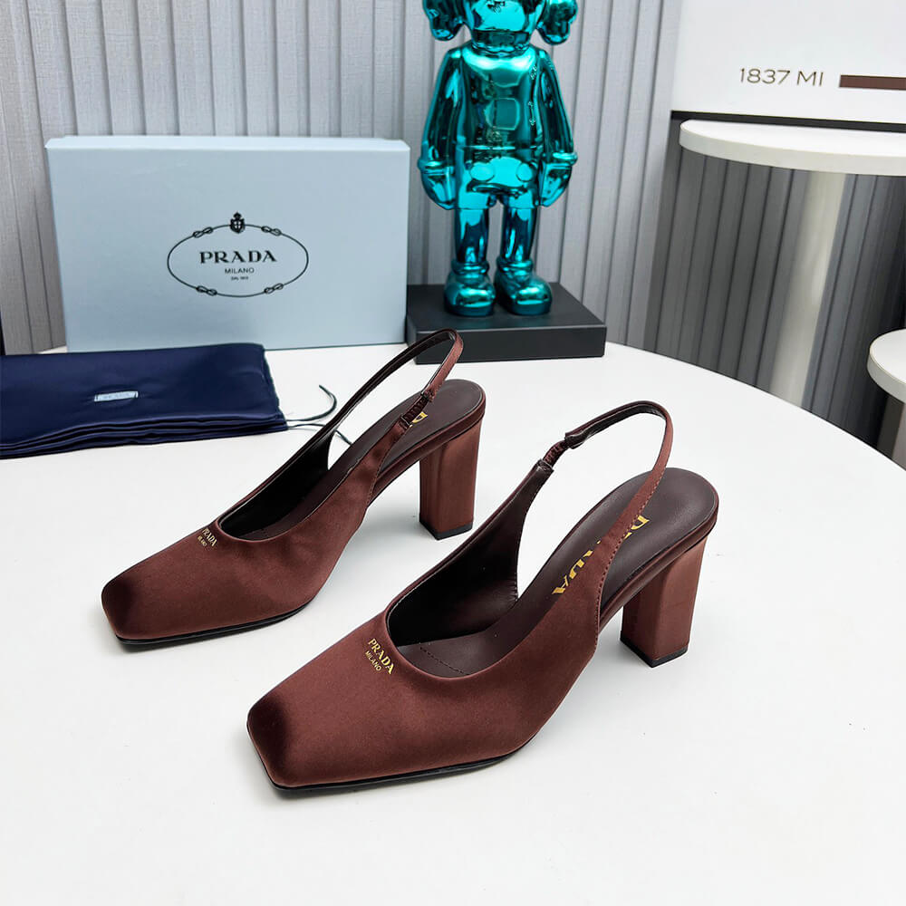Prada Slingback Pumps Shoes - Replica Luxury Bags™