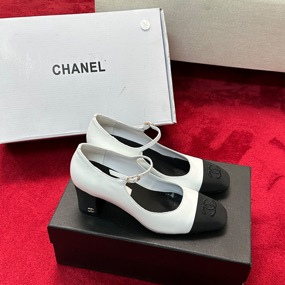 Chanel Mary Janes Heel Shoes - Replica Luxury Bags™