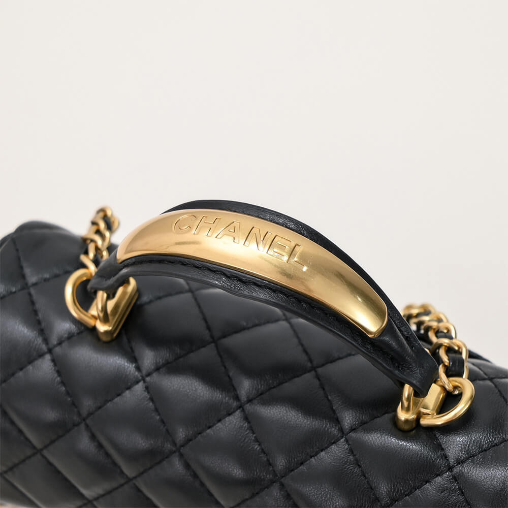 Chanel Mini Flap Bag with Top Handle - Replica Luxury Bags™