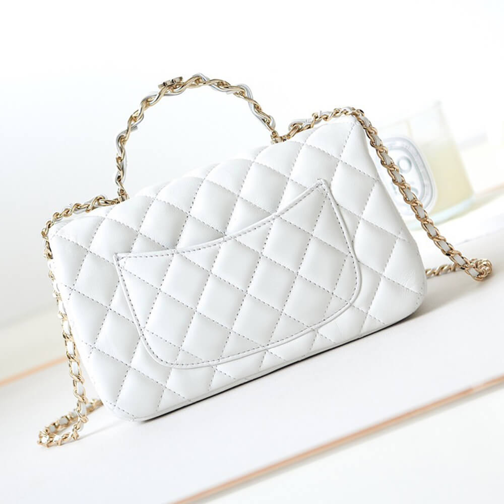 Chanel Mini Flap Bag With Top Handle - Replica Luxury Bags™