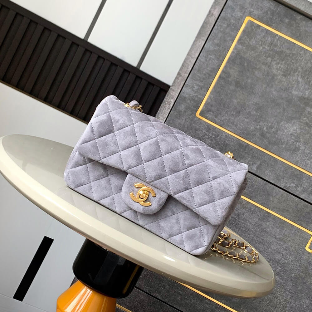 CHANEL SUEDE MINI FLAP BAG - Replica Luxury Bags™